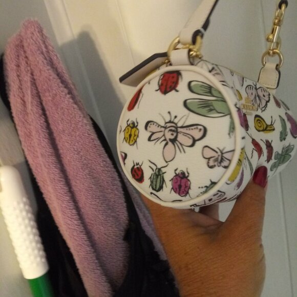 Coach Nolita Barrel Bag With Creature Print Mini Bag - Picture 4 of 9